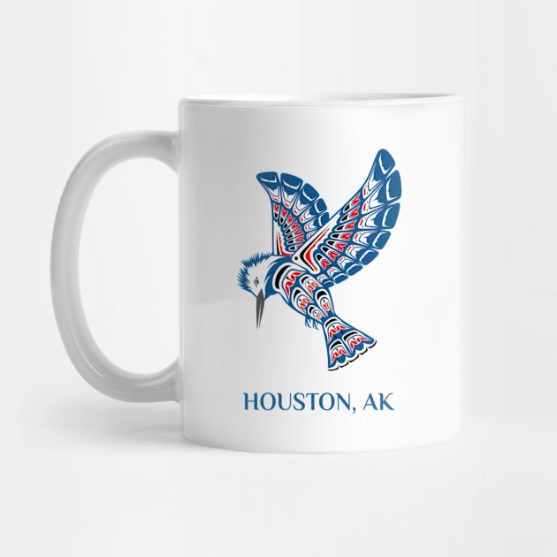 Houston Alaska Native American Kingfisher Gift by twizzler3b